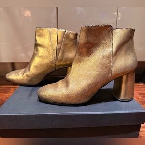 Rachel Comey Gold Ankle Boots size 7